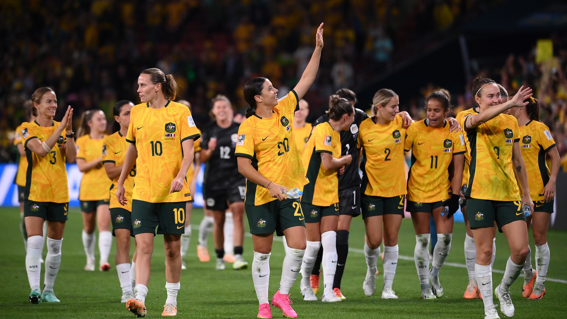 صورة بعنوان: أستراليا تتأهل إلى الدور قبل النهائي بمونديال السيدات 