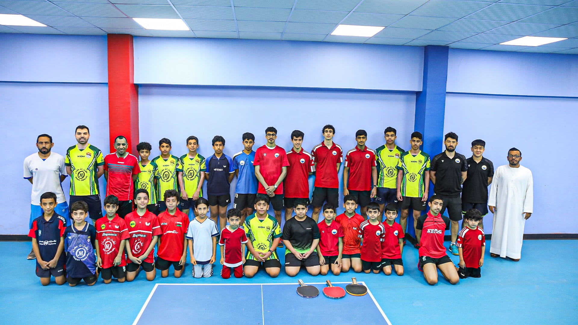 صورة بعنوان: نادي الشارقة الرياضي يستضيف نادي عبري العماني لكرة الطاولة 