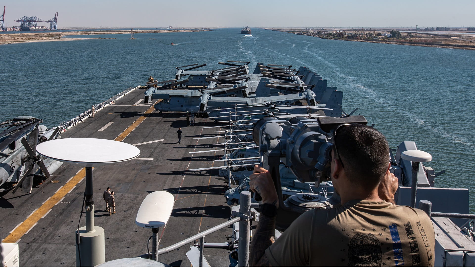 Image for the title: Thousands of US marines reach Red Sea after Iran tensions 