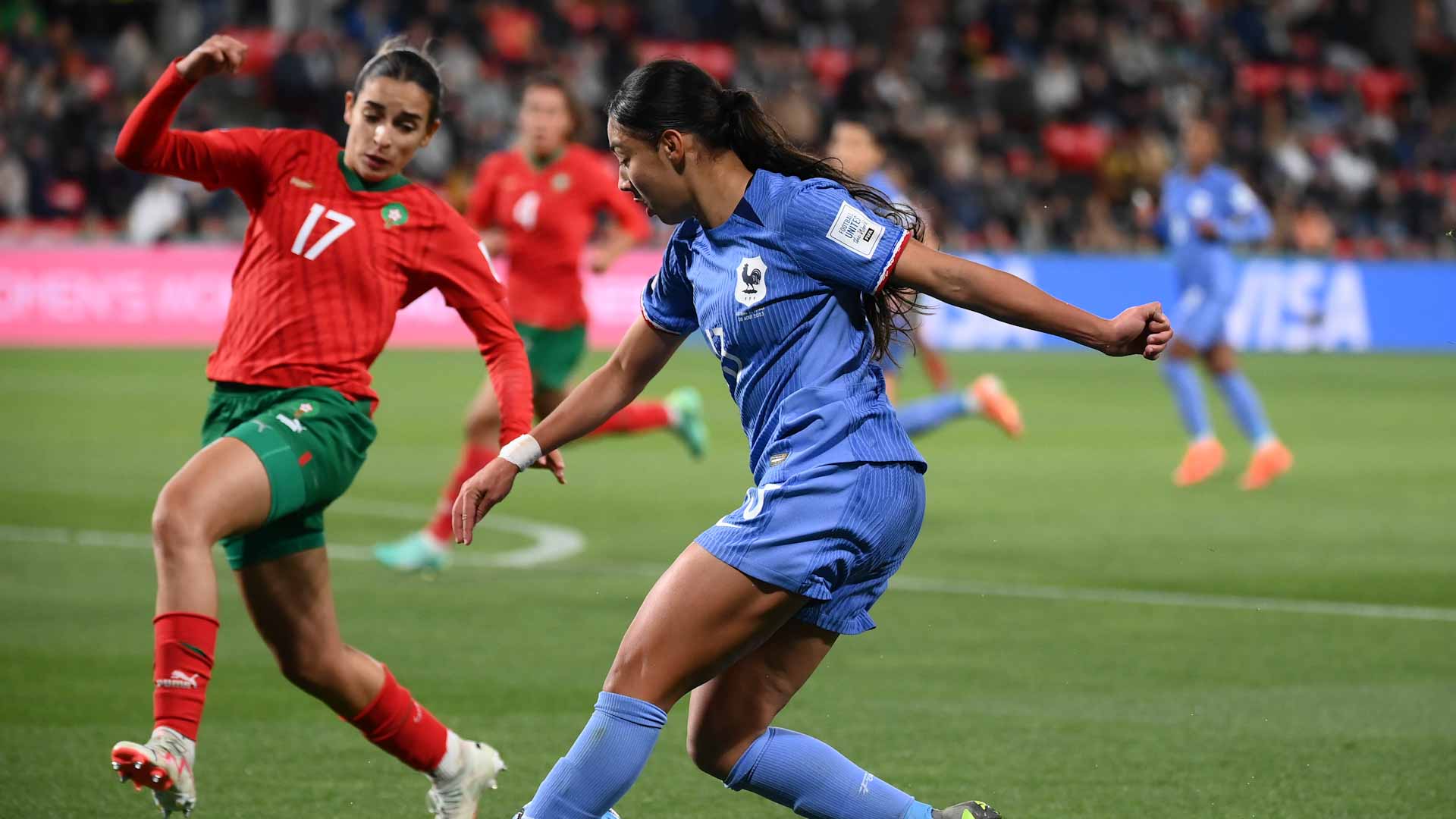 صورة بعنوان: منتخب فرنسا يعبر لدور الثمانية بمونديال السيدات 