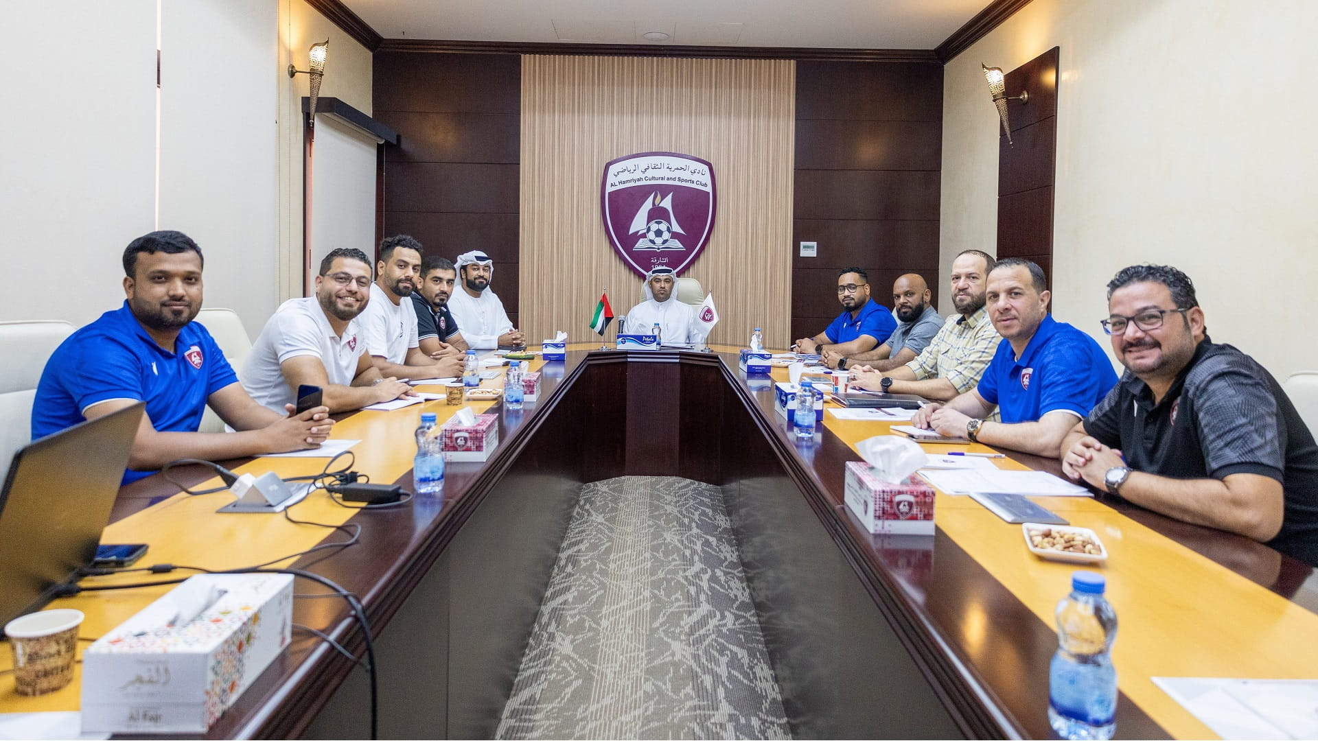 Image for the title: Al Hamriyah Club meet to review its sustainability plan 