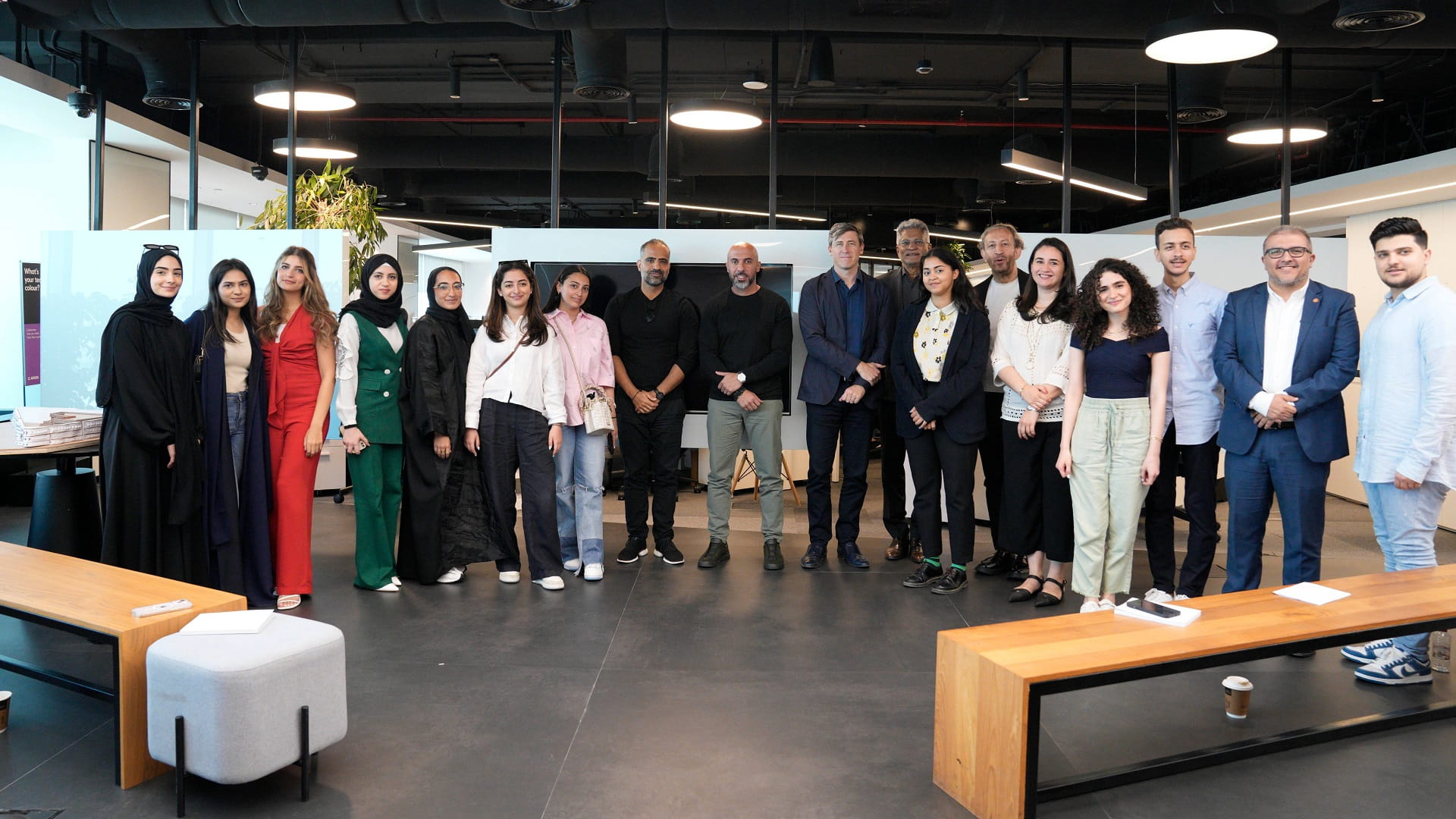 Image for the title: Arada teams up with students at AUS to design facades at Aljada 