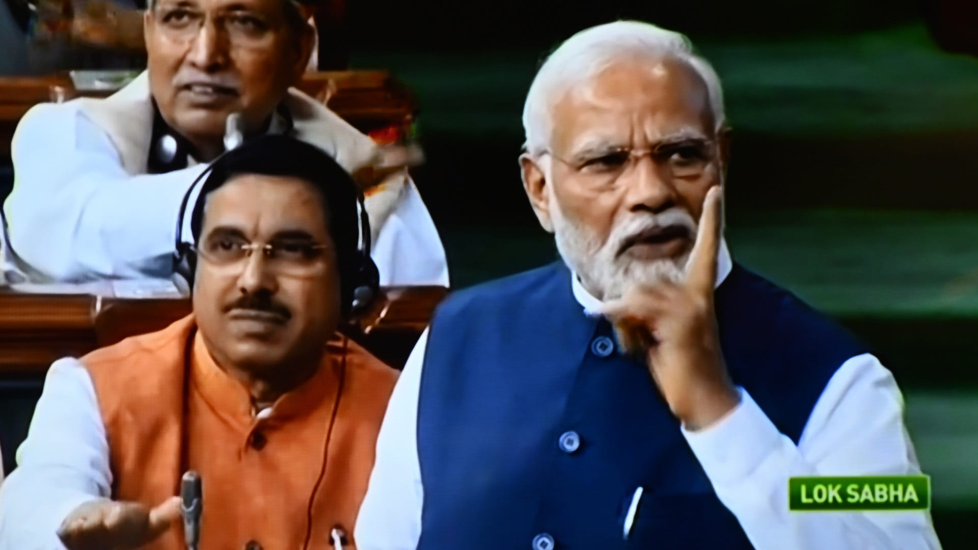 Image for the title: India PM Modi's government defeats no-confidence motion 