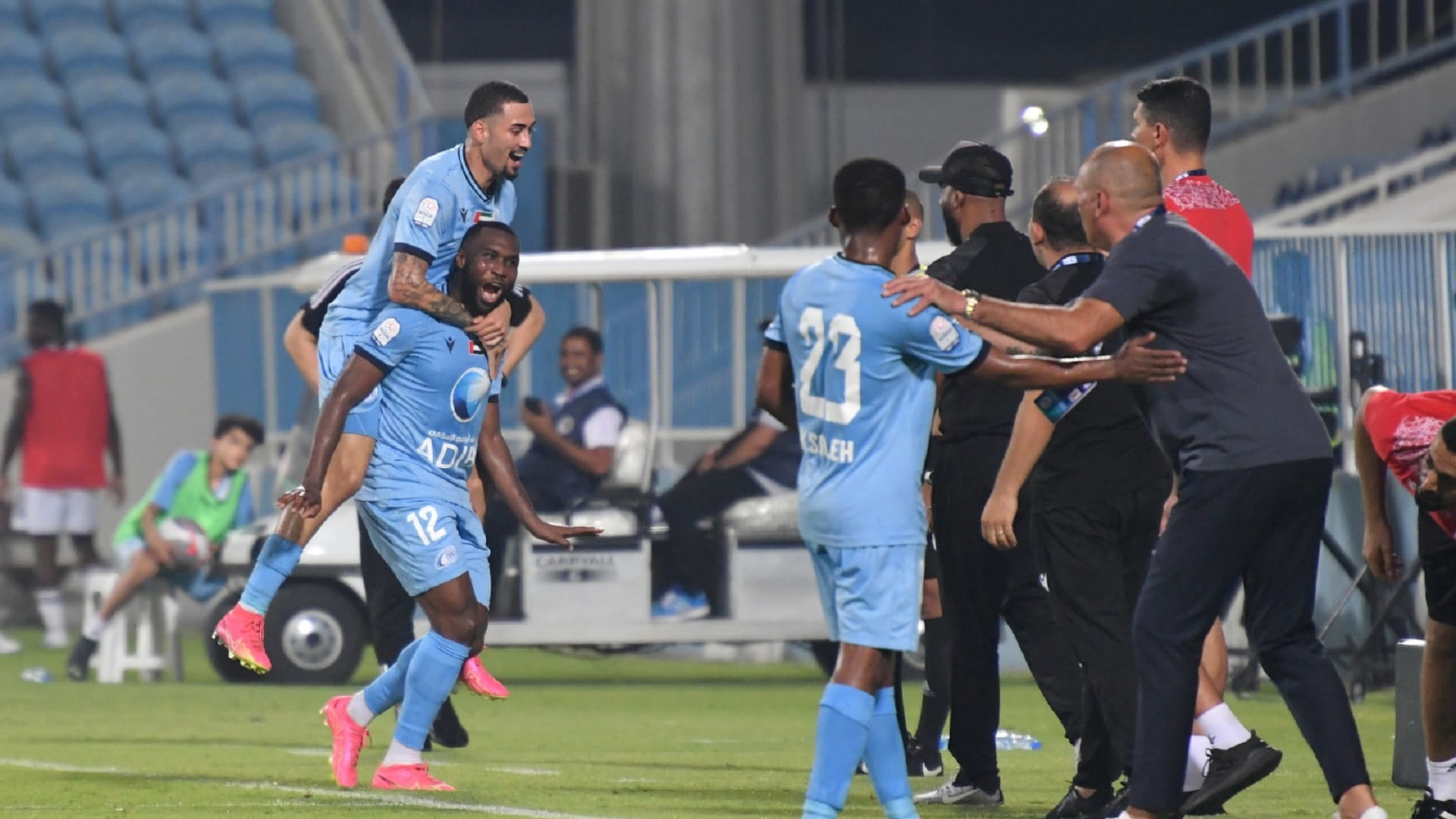 صورة بعنوان: دوري أدنوك للمحترفين.. بني ياس يفوز على النصر ويحصد أول ثلاث نقاط 