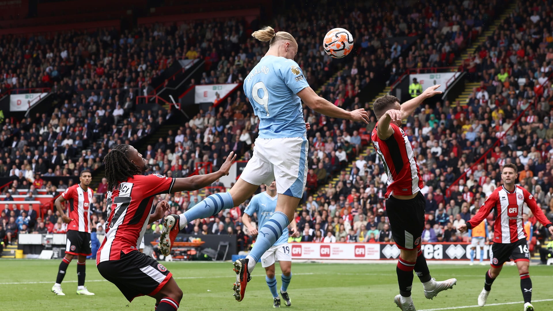صورة بعنوان: مانشستر سيتي يخطف فوزاً صعباً من شيفيلد يونايتد بالدوري الإنجليزي 