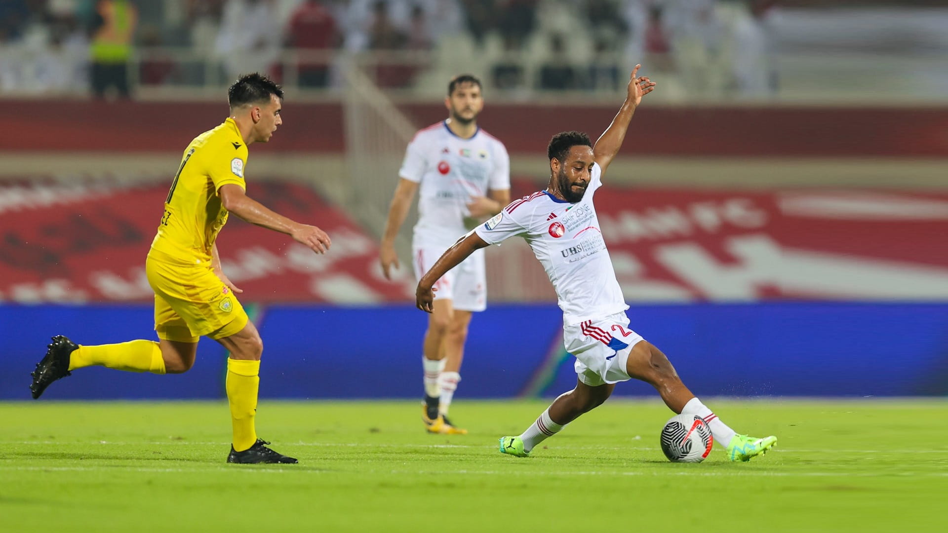 Image for the title: Al Wasl triumphs 3-1 over Sharjah in Adnoc Pro League match  