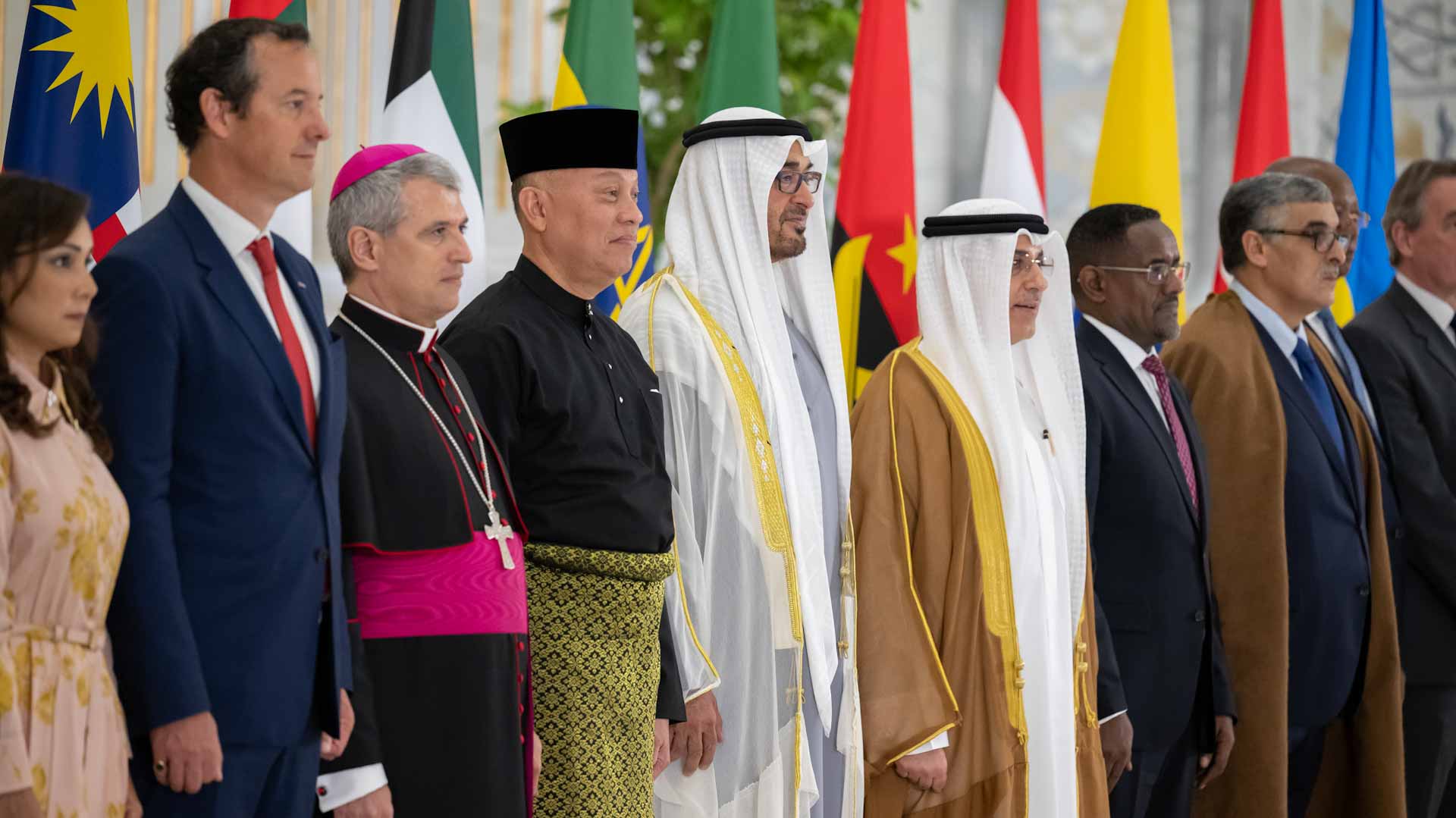 Image for the title: UAE President receives credentials from foreign ambassadors 