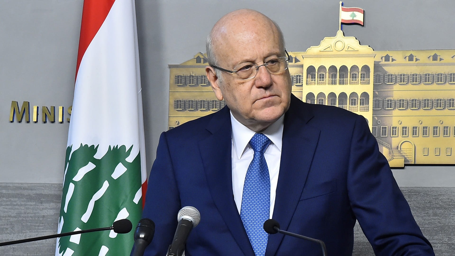 Image for the title: Lebanon's Mikati: Economic stability at stake with stalled laws 