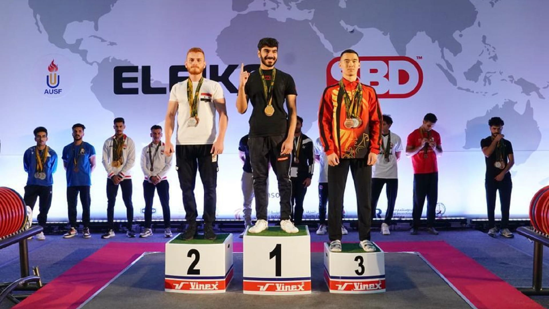 صورة بعنوان: 14 ميدالية إماراتية في بطولة الجامعات الآسيوية للقوة البدنية 