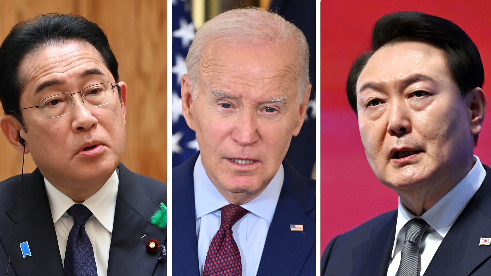 Image for the title: Biden to ramp up three-way Japan, S.Korea ties in sign to China 