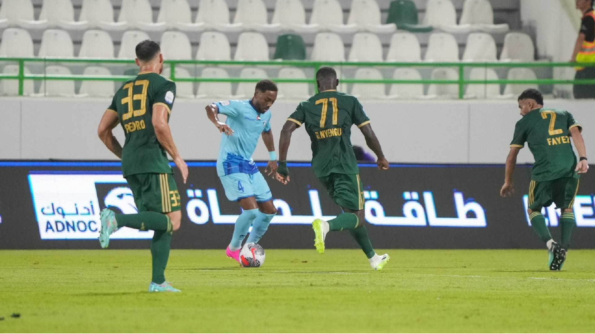 Image for the title: ADNOC Prof League: Khorfakkan achieve historic victory over Hatta 
