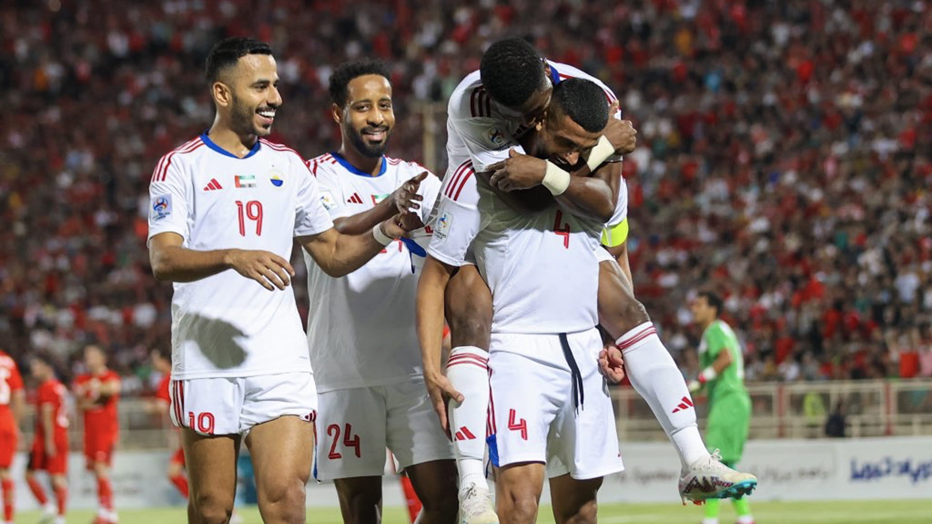 Image for the title: Sharjah beat Tractor 3-1, qualify for AFC Champions League 