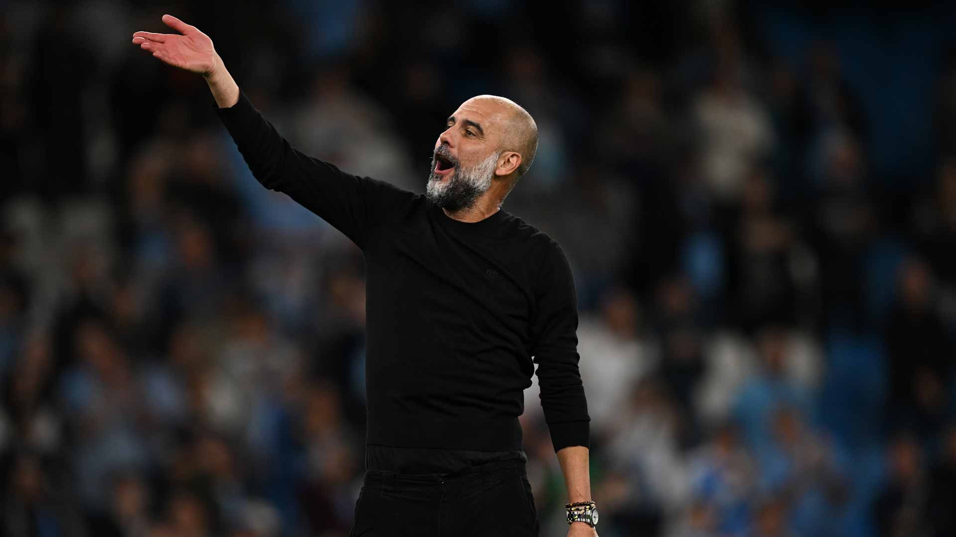 صورة بعنوان: المدرب جوارديولا يغيب عن مباراتي مانشستر سيتي المقبلتين 