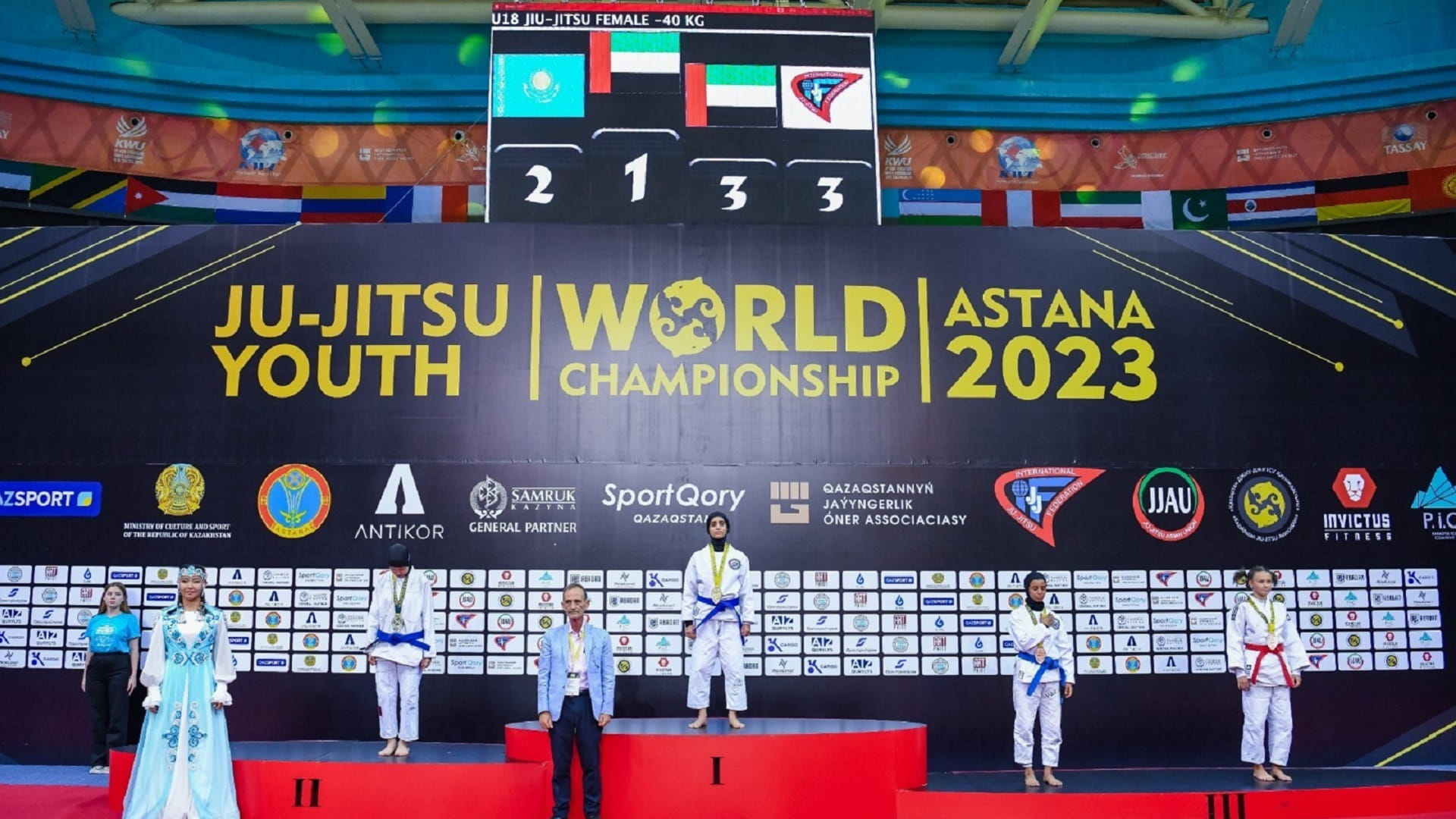 Image for the title: UAE secure 3 more gold medals at JJIF World Championship Youth 