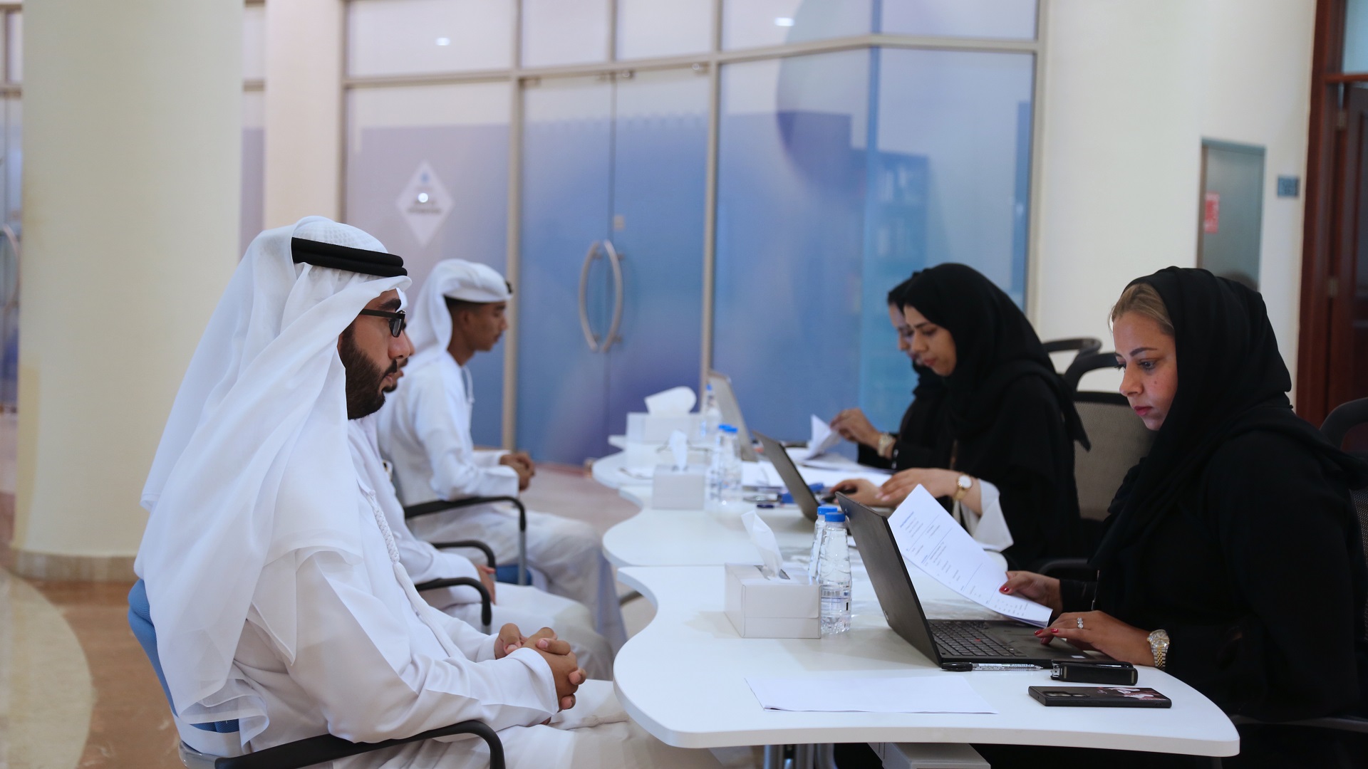 Image for the title: SDHR, Al Futtaim hold job interview day 