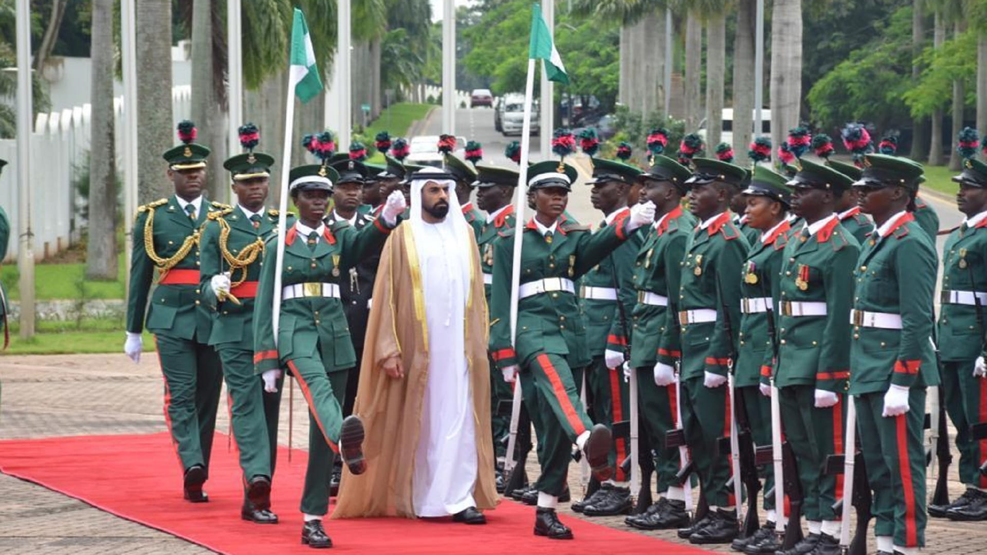 Image for the title: UAE Ambassador presents credentials to President of Nigeria 