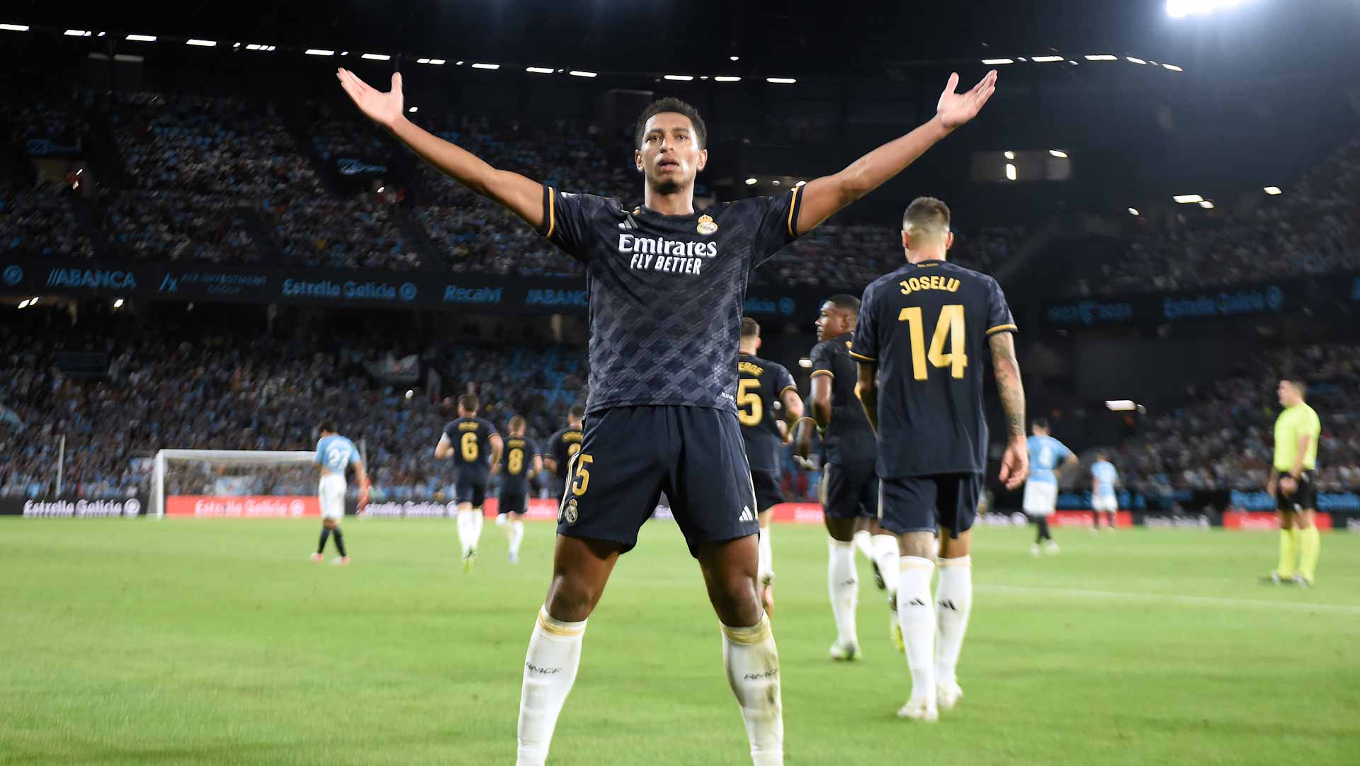 صورة بعنوان: بيلينجهام يقود ريال مدريد للفوز على سلتا فيجو في الدوري الإسباني 