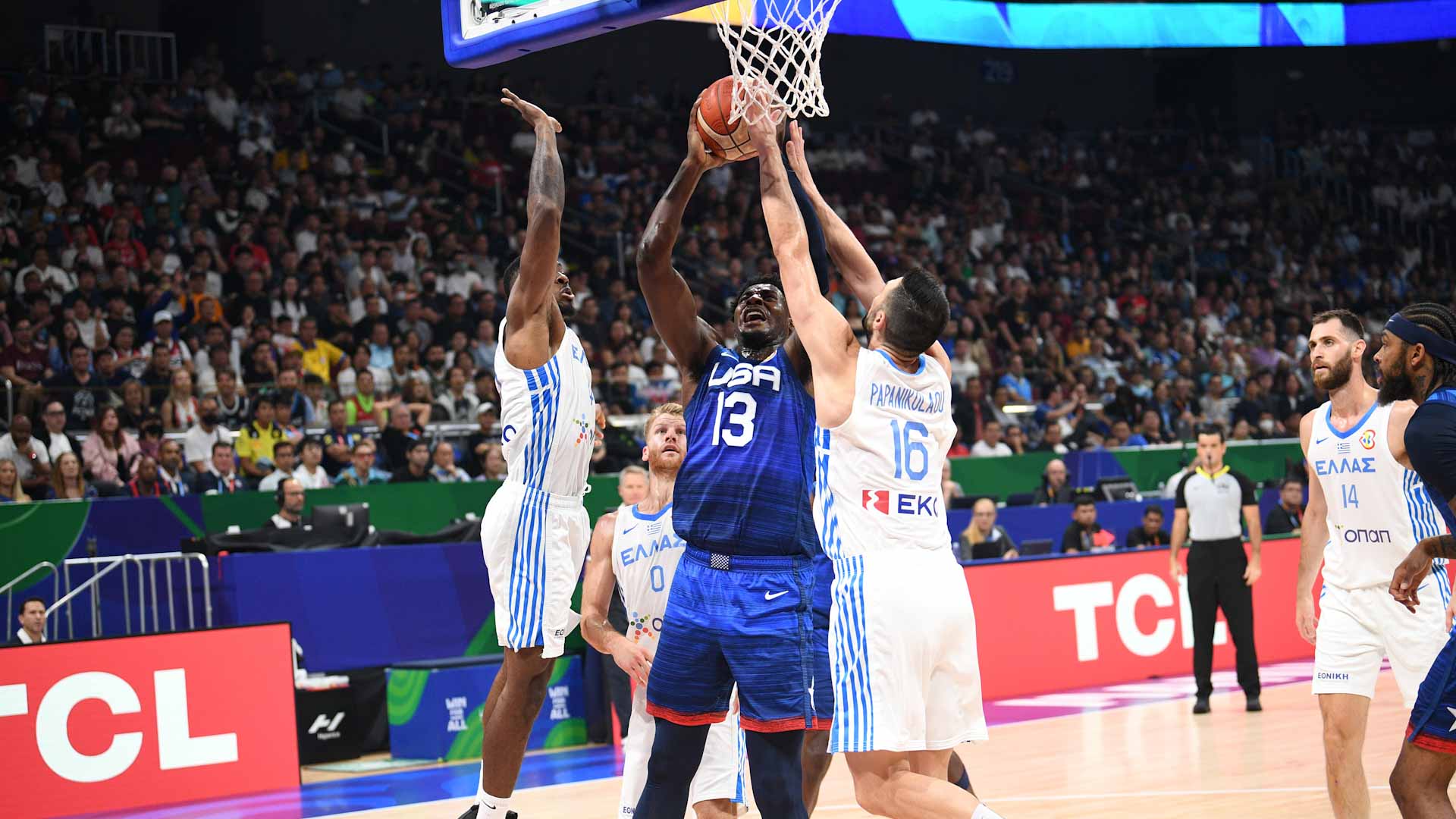 صورة بعنوان: المنتخب الأميركي يتأهل للدور الثاني في مونديال السلة 