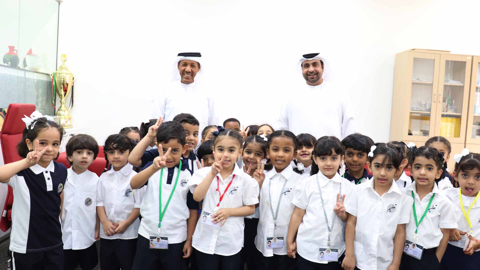 Image for the title: Dibba Al Hisn Council conducts visits to a group of schools 