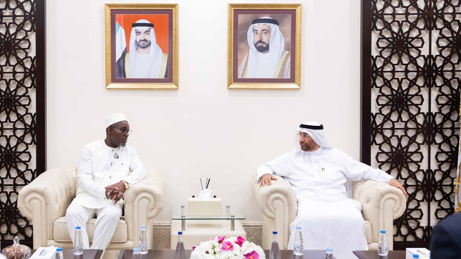 Image for the title: Gambian Vice President visits Al Qasimia University 