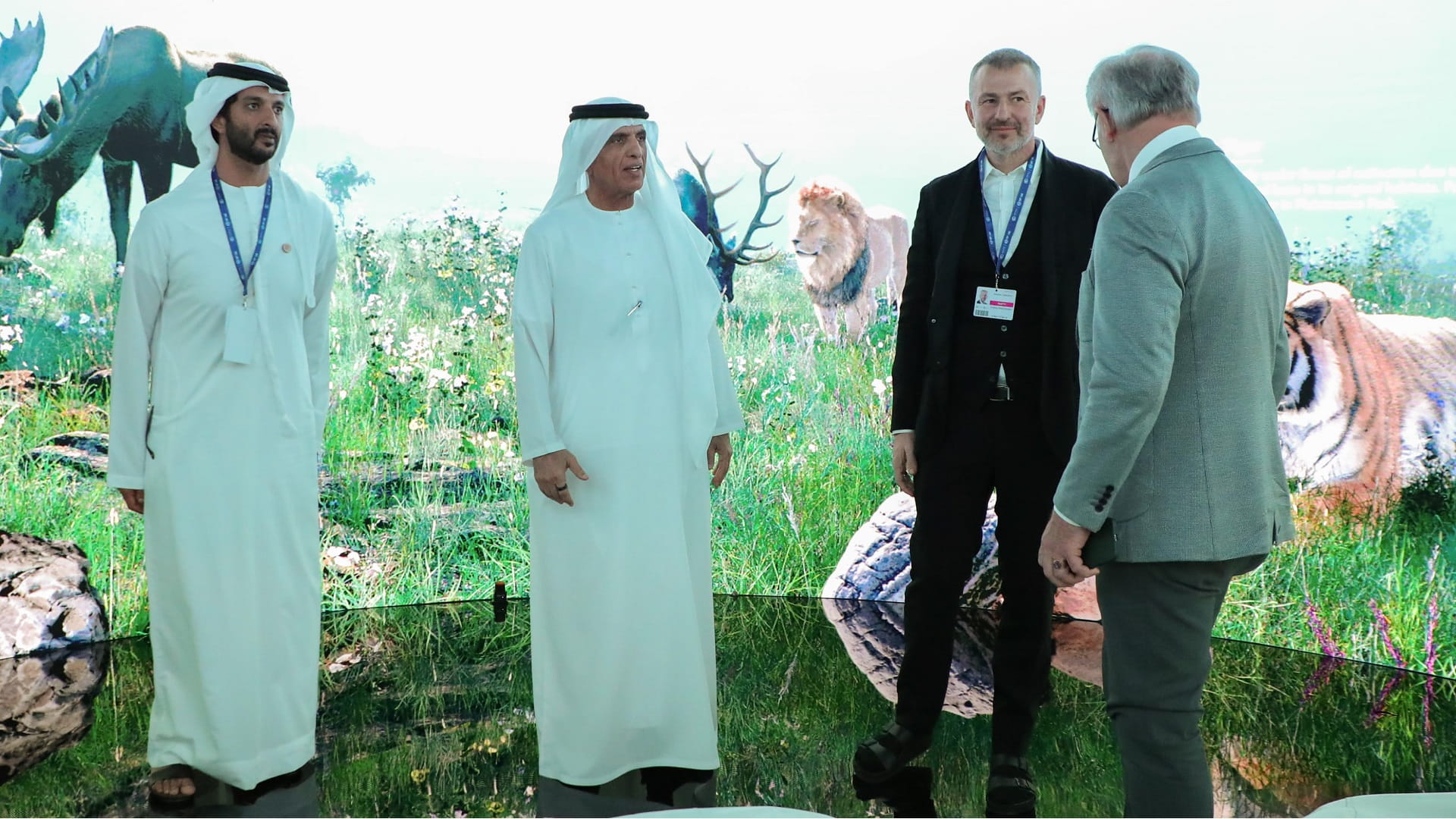 Image for the title: Ruler of Ras Al Khaimah visit COP28 