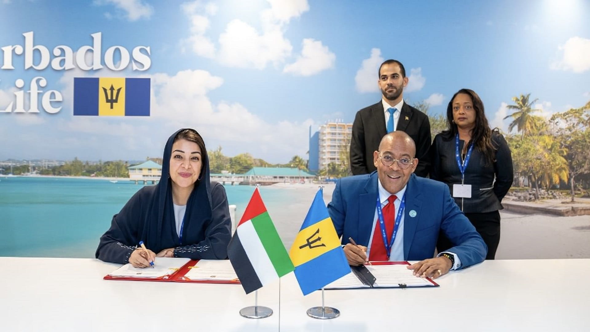 صورة بعنوان: الإمارات وباربادوس توقّعان اتفاقية تشجيع وحماية الاستثمار 