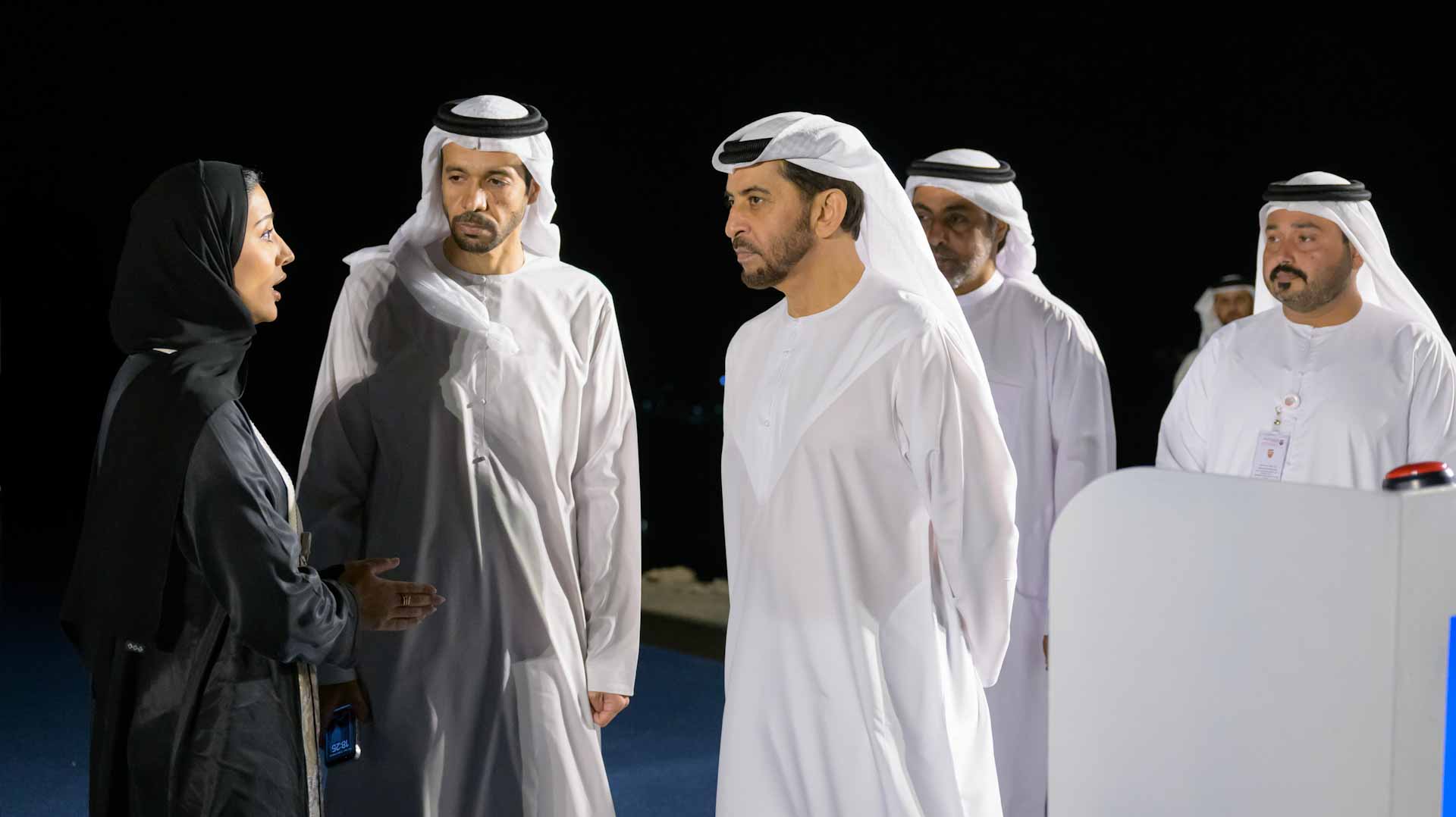Image for the title: Hamdan bin Zayed launches tourist landmark in Liwa City 