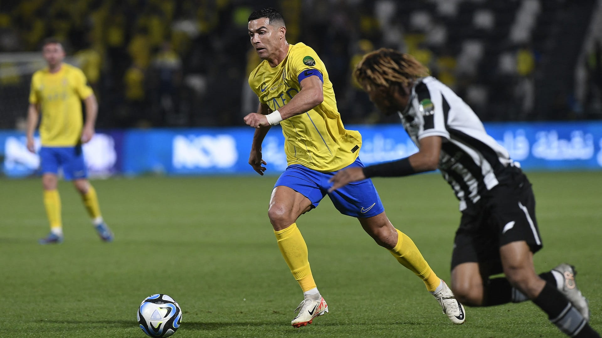 Image for the title: Ronaldo says not done yet after 50th goal this year 