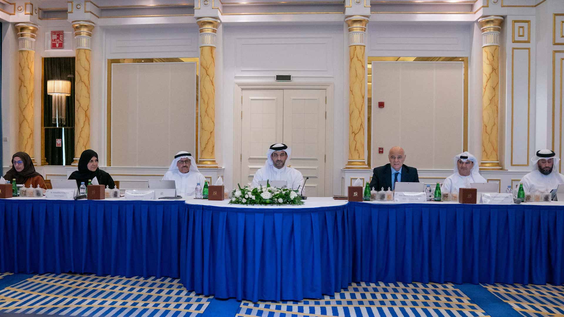 Image for the title: Sultan bin Ahmed attends UOS meeting on its strategy for 2024-2030 
