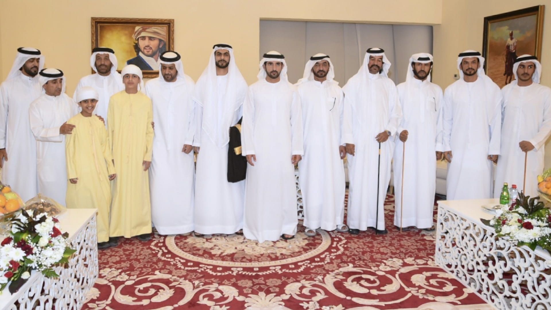 صورة بعنوان: حمدان بن محمد يشهد أفراح الحربي والعامري وبن غدير وبن هندي 