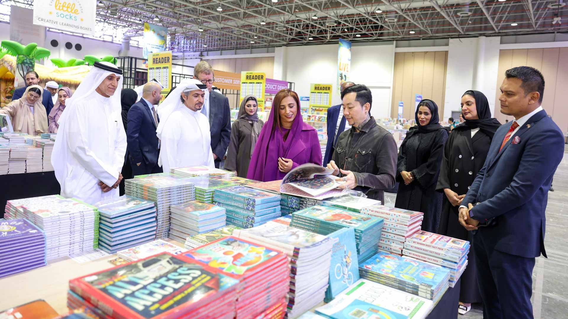 Image for the title: Bodour Al Qasimi inaugurates ‘Big Bad Wolf - Sharjah’ 