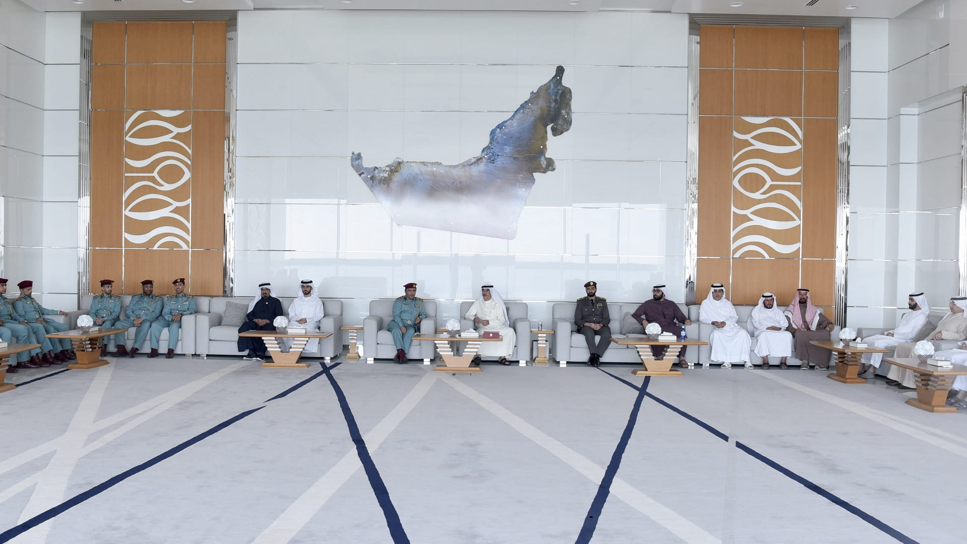 Image for the title: UAQ Ruler congratulates Emirate's police on 5-star rating 