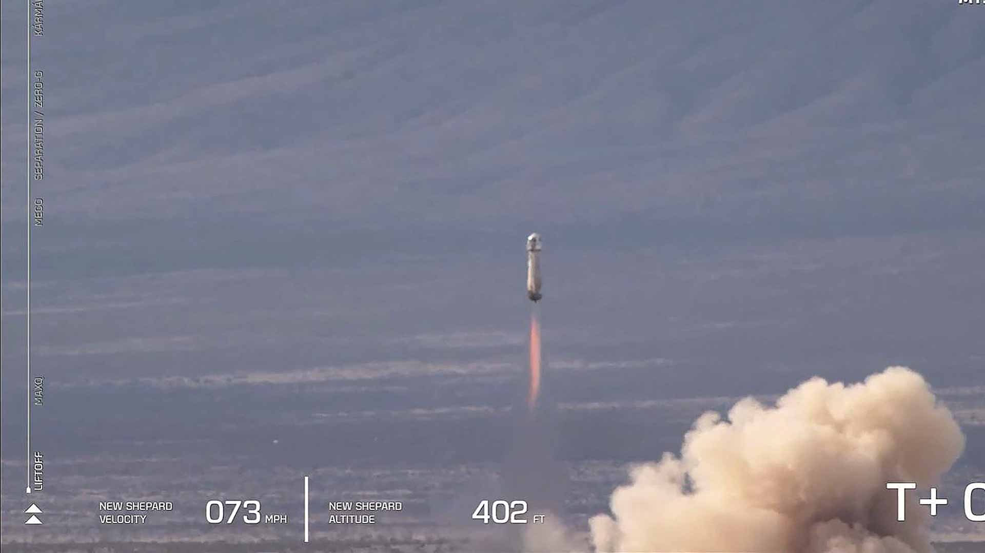 صورة بعنوان: في تنافس.."بلو أوريجن" تتعافى من كبوتها وتعاود رحلاتها الفضائية  