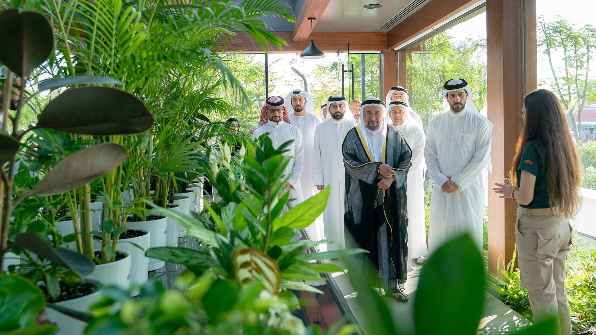 Image for the title: Sharjah Ruler tours ARADA projects in Aljada 