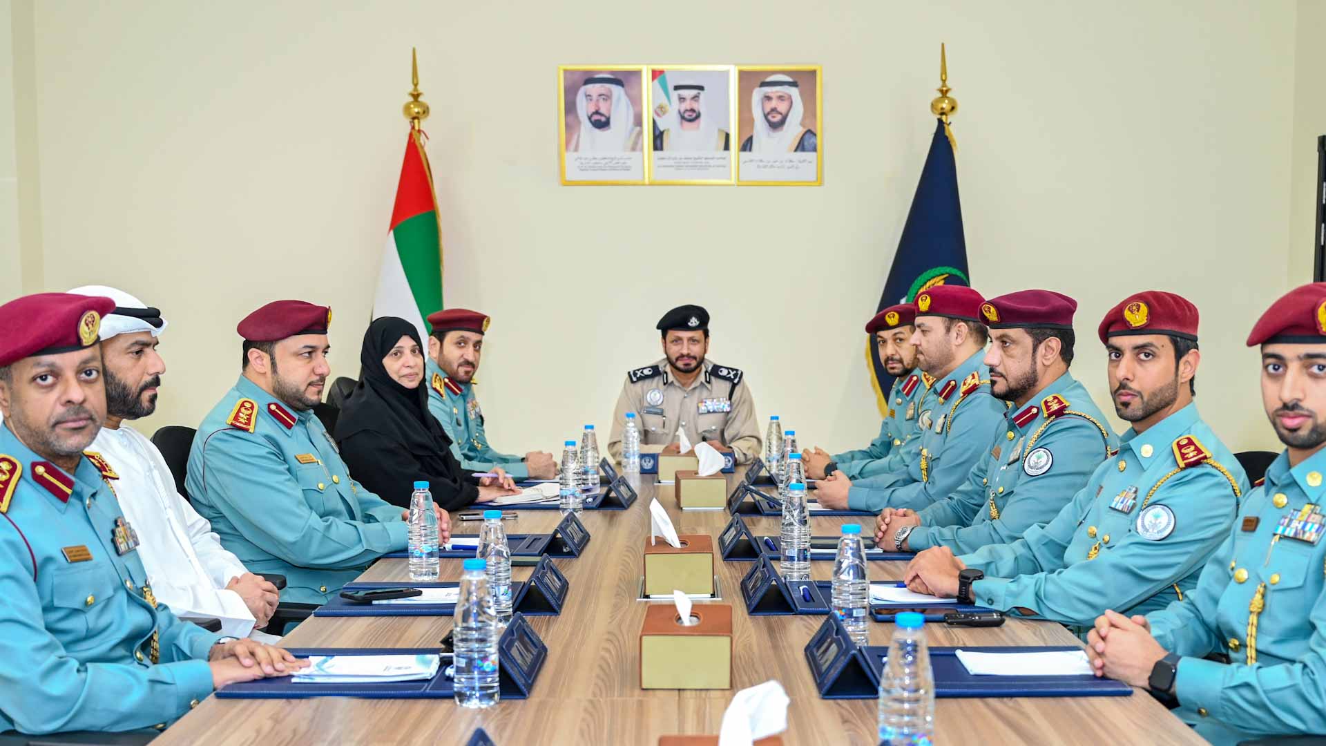 Image for the title: Al Shamsi chairs Permanent Supreme Command Committee 12th meeting 