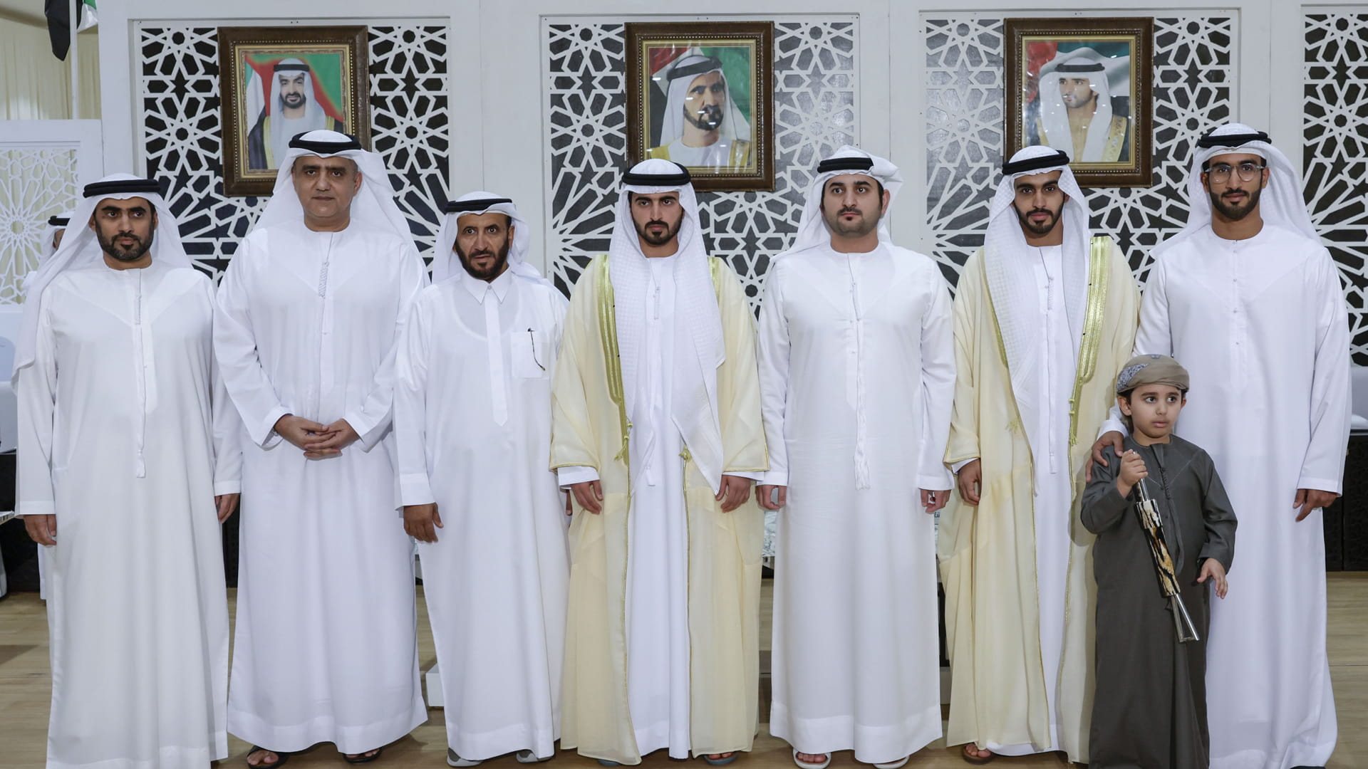 صورة بعنوان: مكتوم بن محمد يحضر أفراح الفلاسي في دبي 