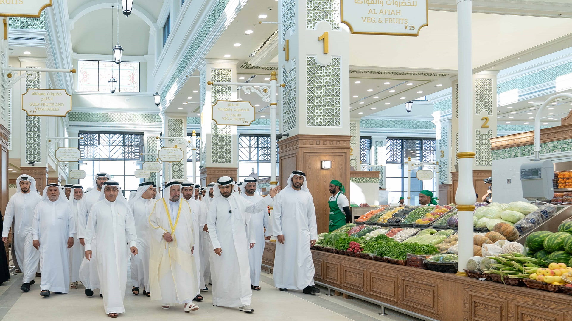 Image for the title: Sharjah Ruler opens Souq Al Jubail in Kalba 