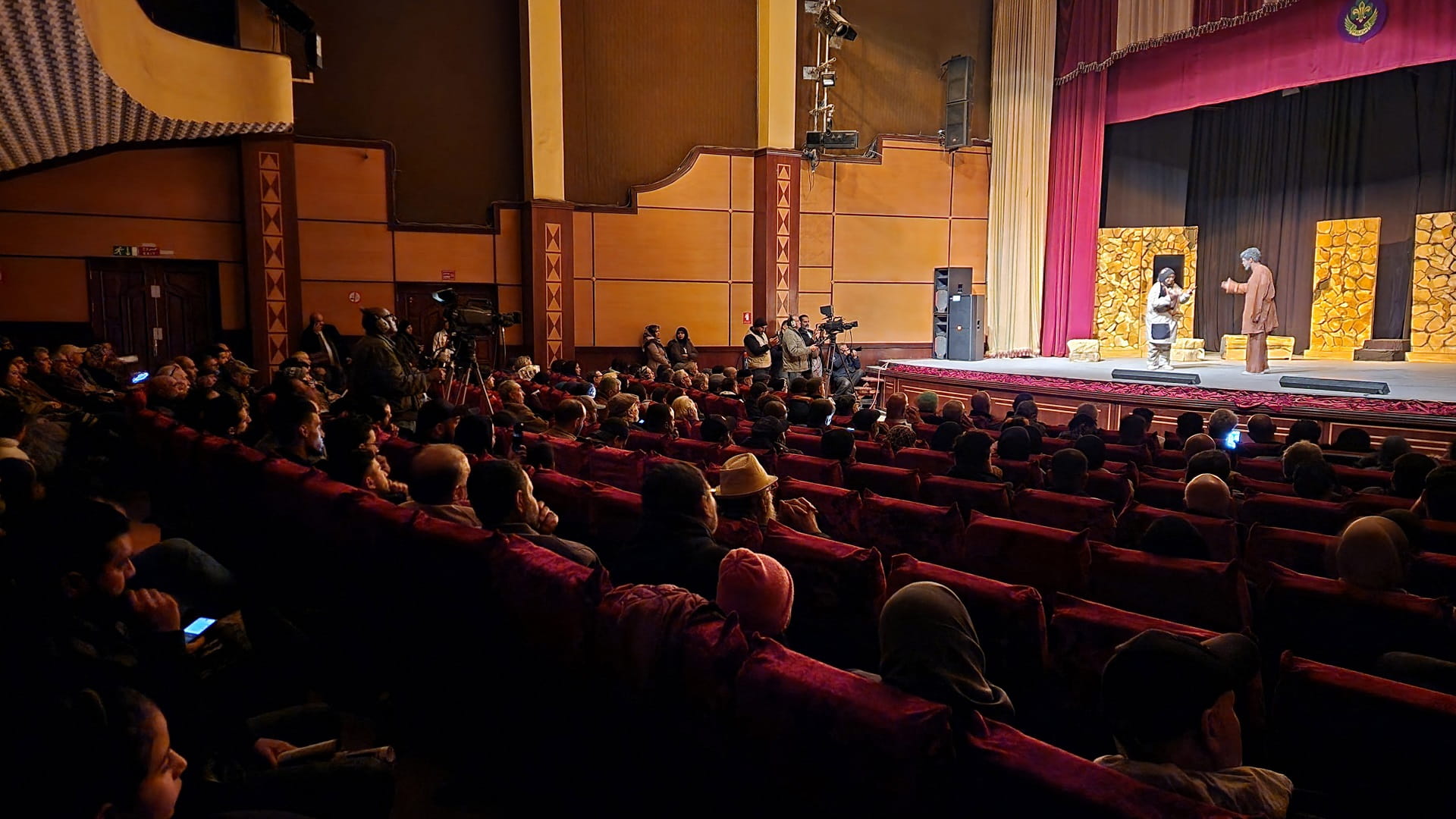 Image for the title: Libya's theatre stages comeback after country's years of turmoil 