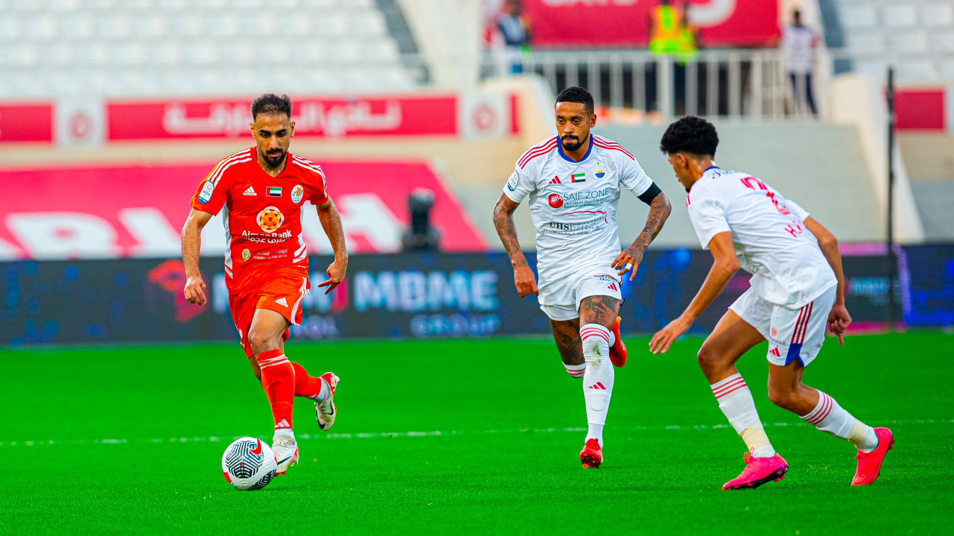 Image for the title: Sharjah secures positive draw with Ajman in ADNOC Pro League 