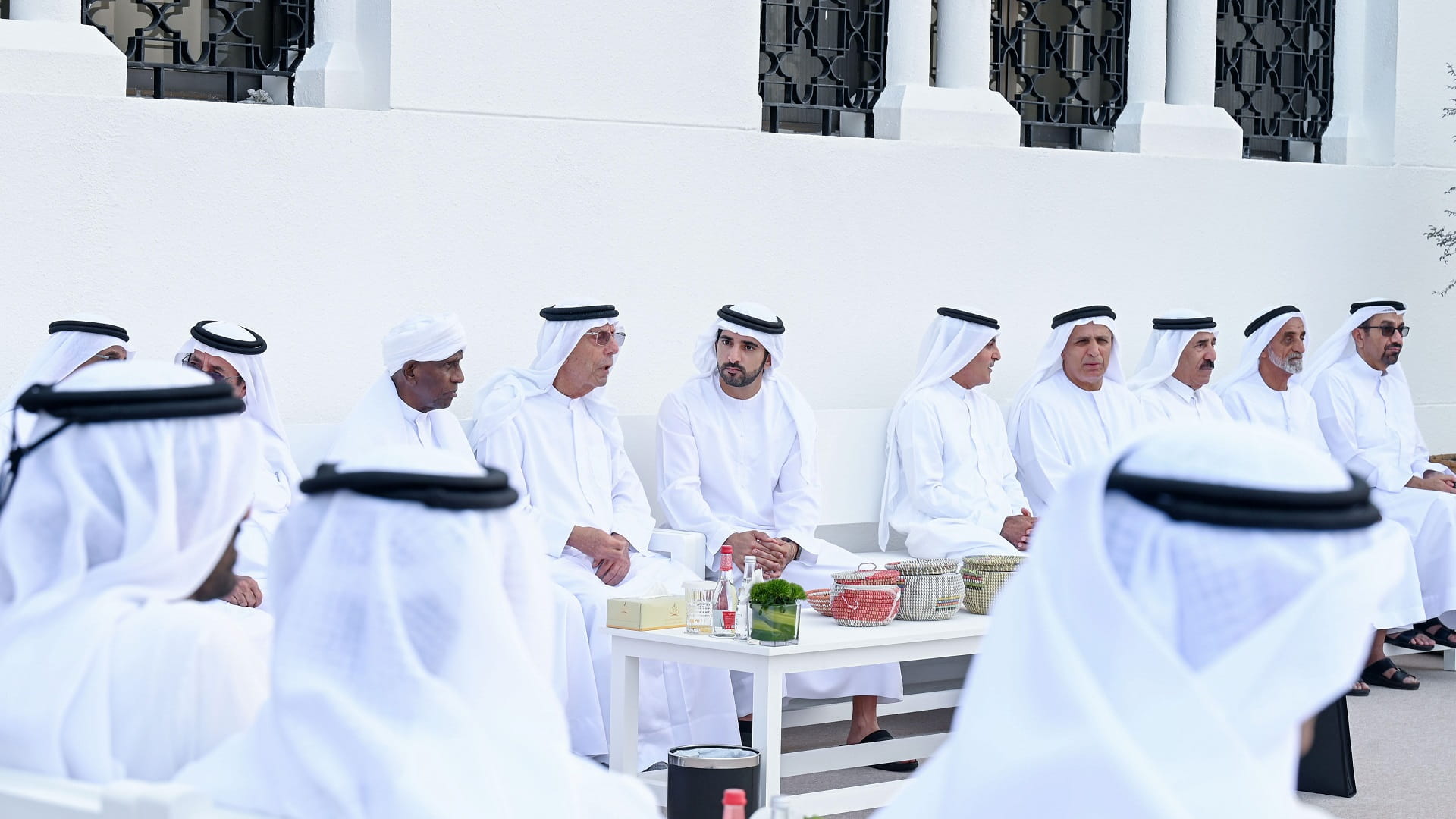 Image for the title: Dubai CP interacts with senior officials at Zabeel majlis 