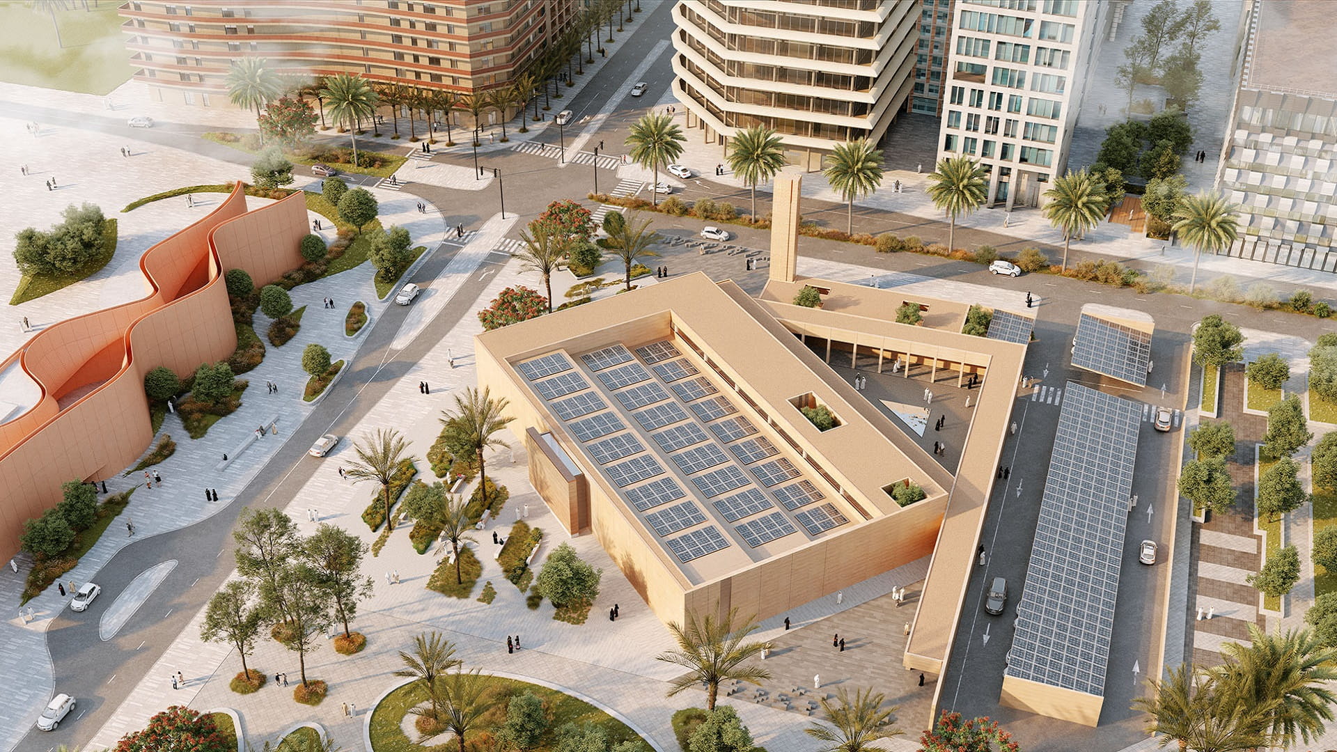 صورة بعنوان: مدينة مصدر تكشف عن أول مسجد صفري الطاقة في المنطقة 