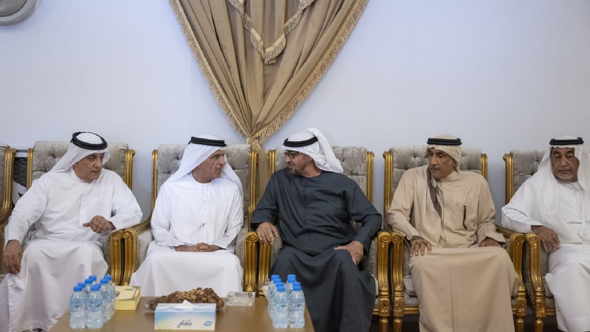 Image for the title: UAE Pres., RAK Ruler condole on passing of Khalfan Al Rumaithi 