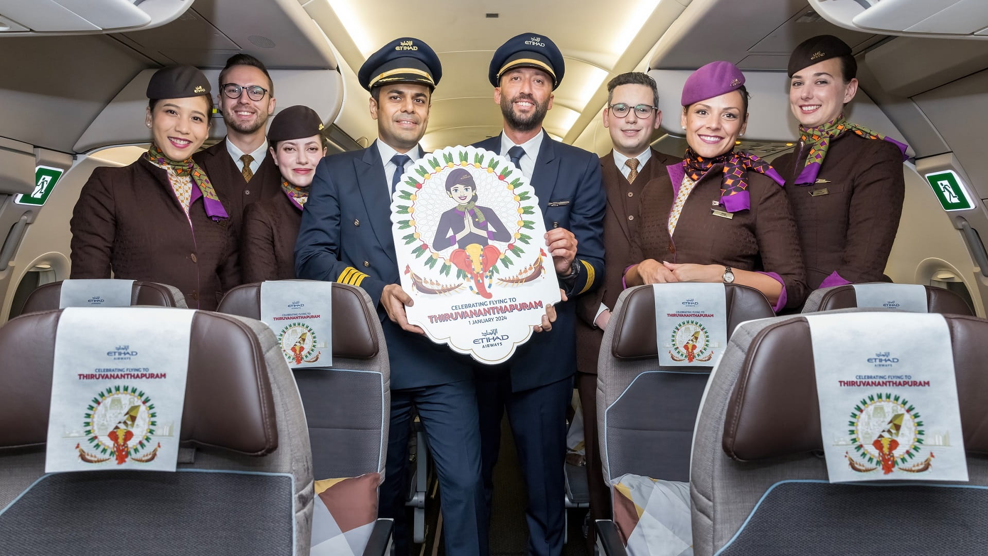 صورة بعنوان: "الاتحاد للطيران" تحلق إلى وجهات جديدة في الهند 