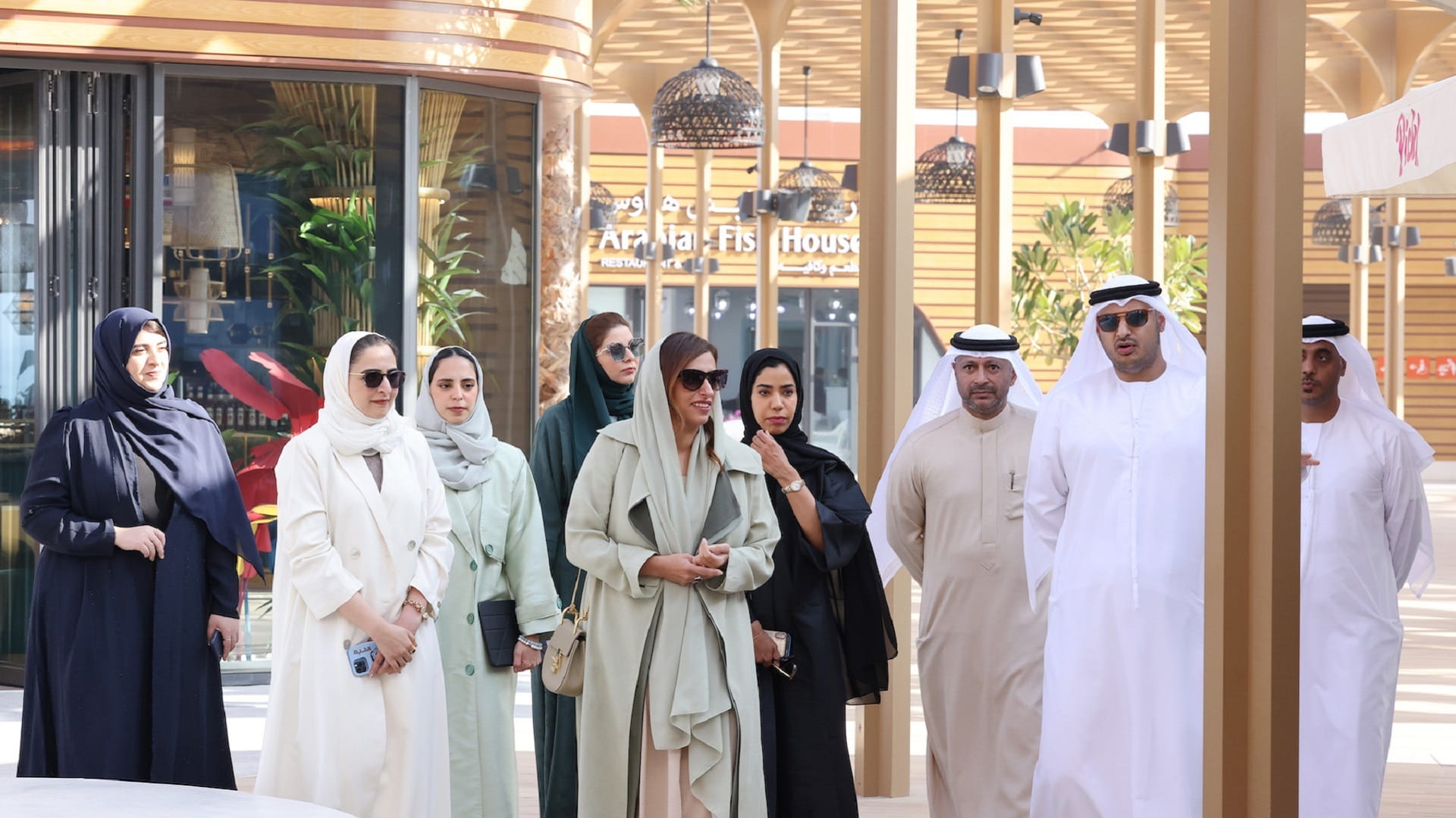 صورة بعنوان: بدور القاسمي تزور شاطئ الحيرة و"جناح السراي، بيت خالد بن إبراهيم" 