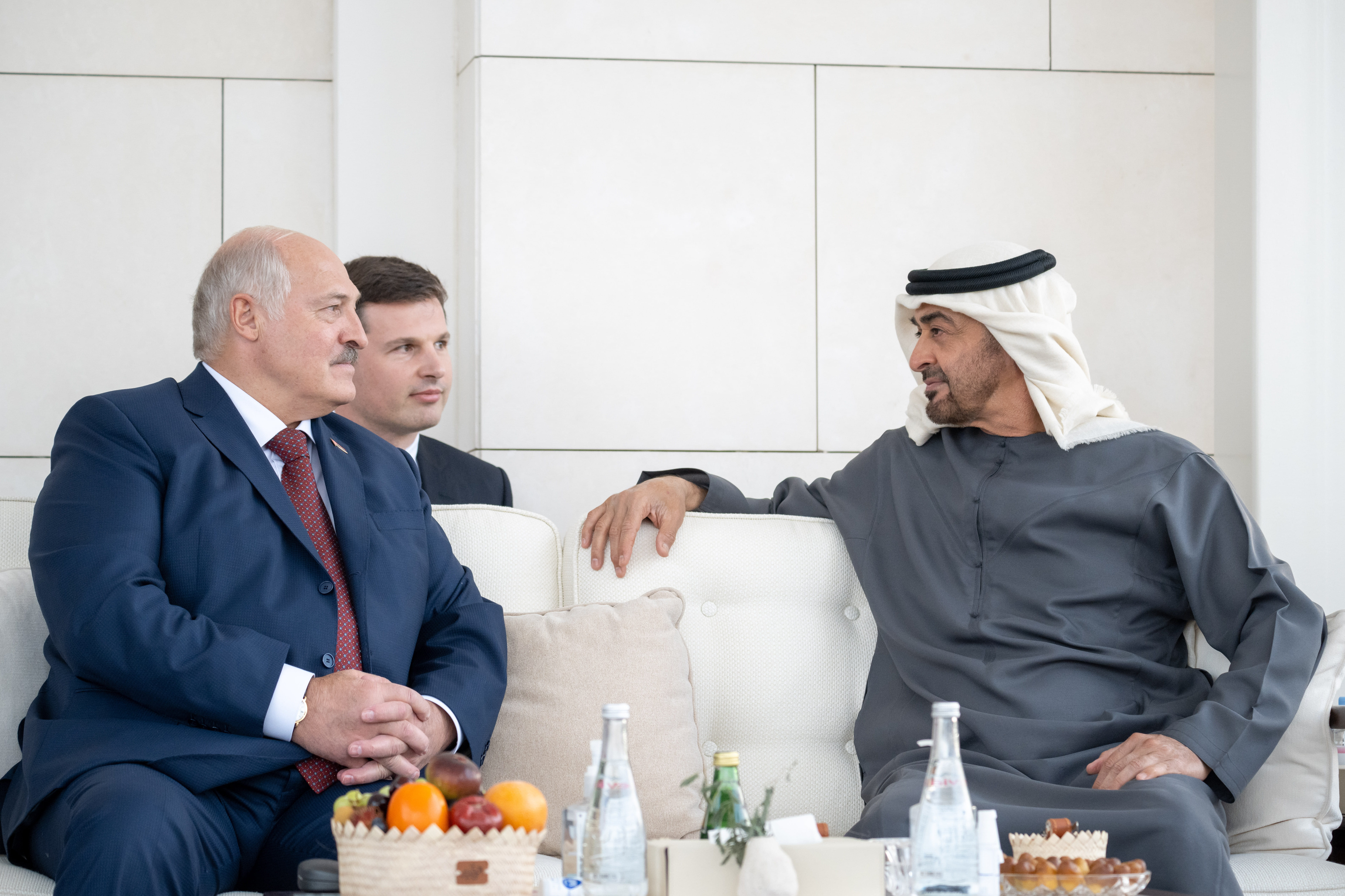 Image for the title: UAE President meets with President of Belarus 