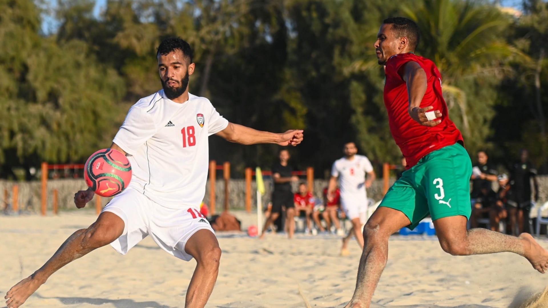 صورة بعنوان: منتخب الإمارات للكرة الشاطئية يواجه بطل العالم استعداداً لكأس آسيا 