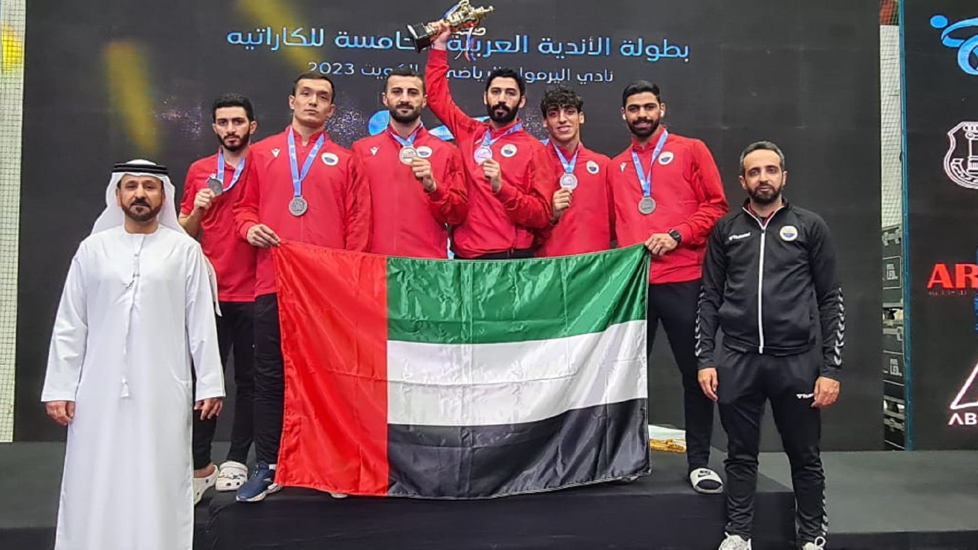 Image for the title: Sharjah wins second place in 5th Arab Karate Championship 