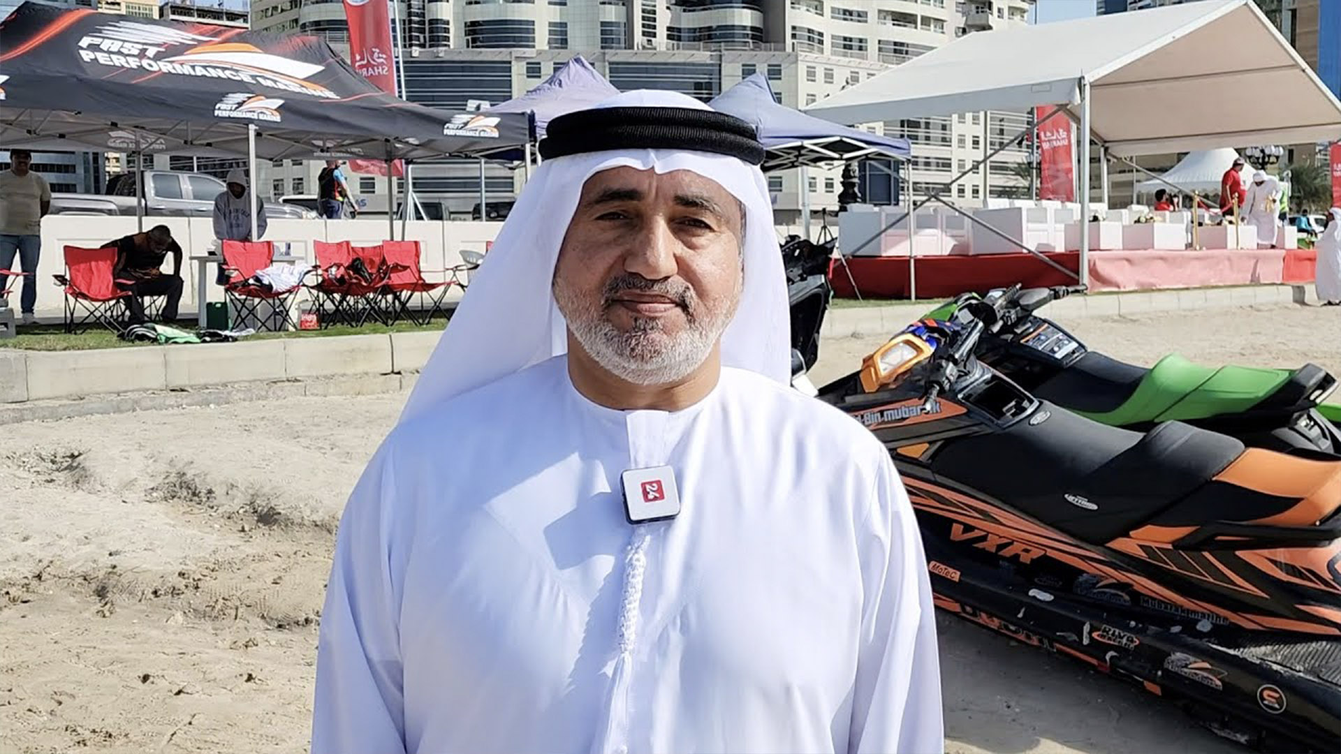 Image for the title: Al Hosani: 55 participants in 4th round of Jet Ski Championship 