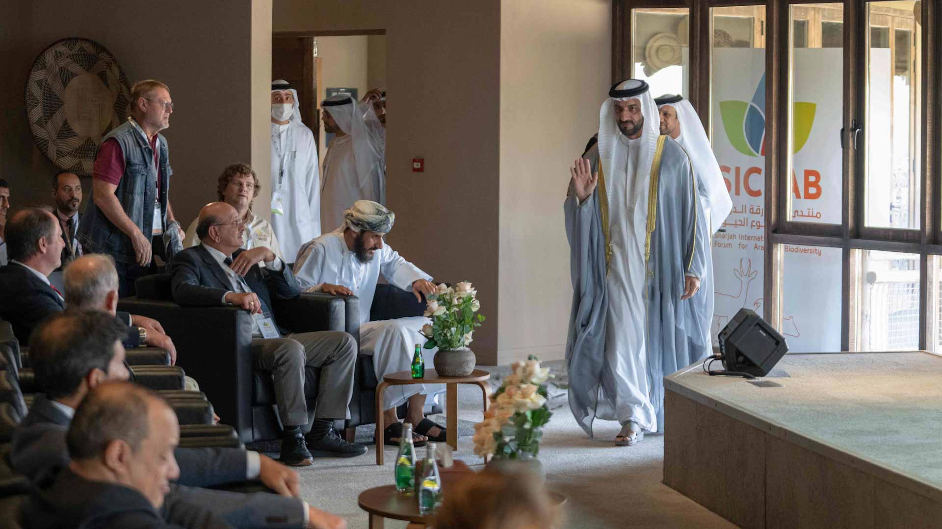 صورة بعنوان: سلطان بن أحمد يفتتح منتدى الشارقة لصون التنوع الحيوي  