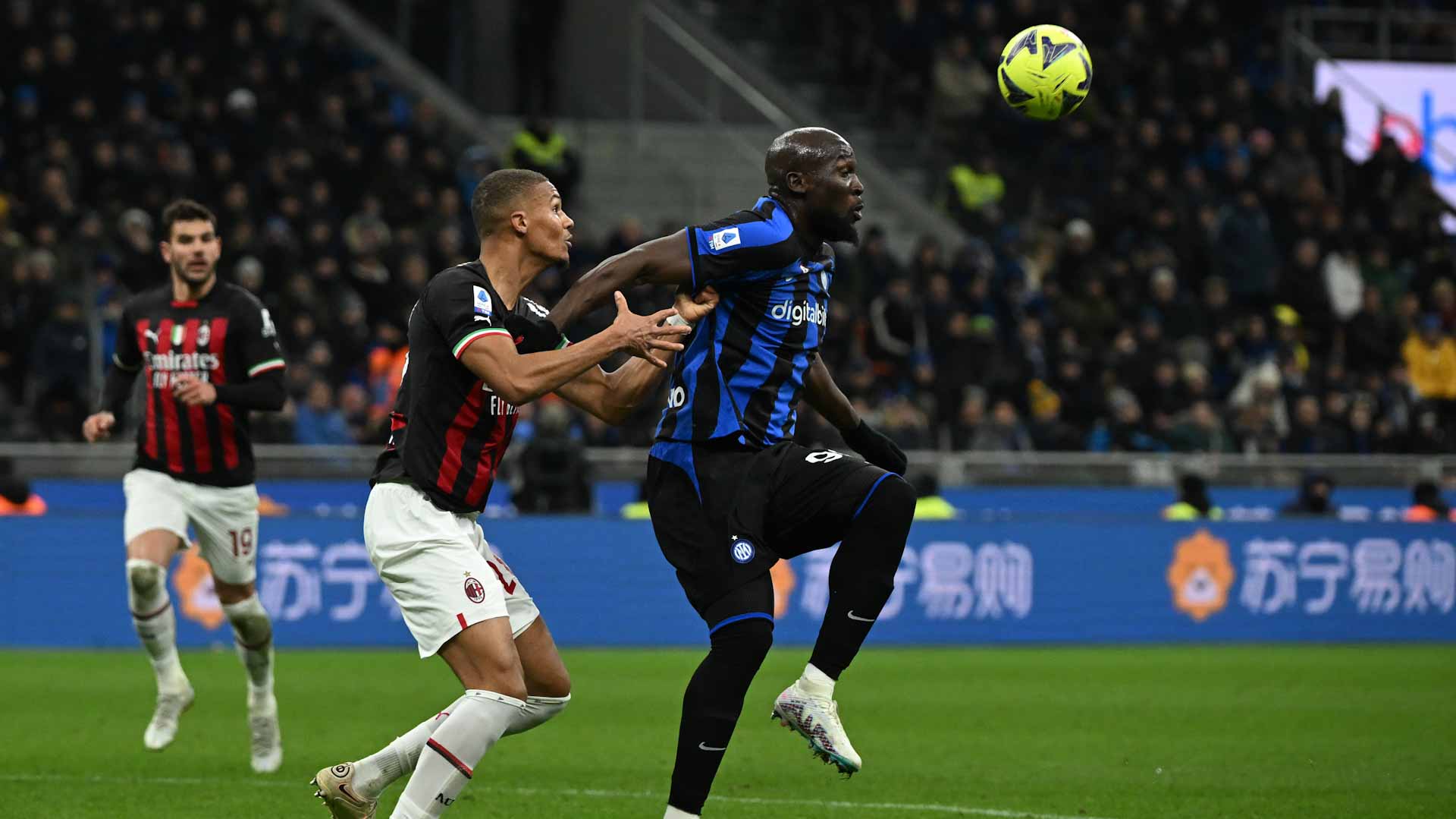 Image for the title: Inter beat Milan 1-0 in derby clash 